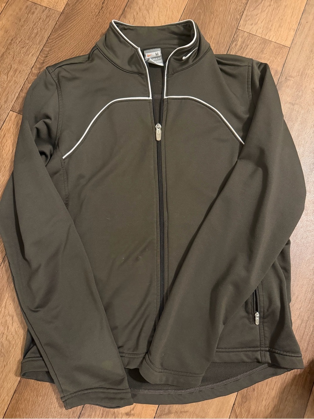 Olive Green Nike Full-Zip Jacket